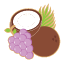 Coconut and Grape