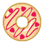 Vanilla Raspberry Donut